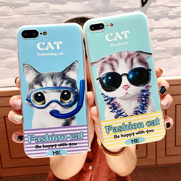 เคสนิ่มลายแมวน่ารัก สำหรับ iPhone